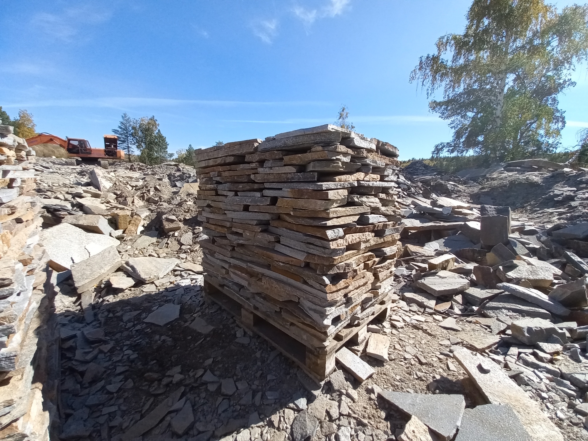 Плитняк златолит серебристый для мощения на бетон купить в Михайловске