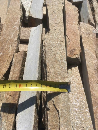 Горбушка златолит золотистый для облицовки купить в Михайловске