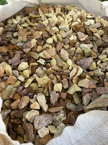 Златолит персиковый декоративная каменная крошка купить в Михайловске