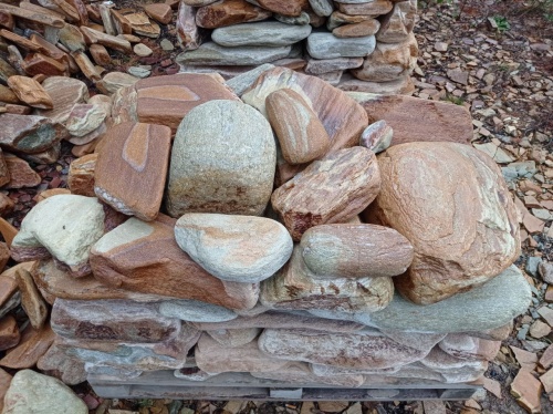 Златолит жёлтый, жёлто-зелёный глыбки и валуны для ланшафтного дизайна купить в Михайловске