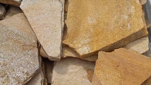 Плитняк златолит жёлтый для фасада 1,5-3 см купить в Михайловске