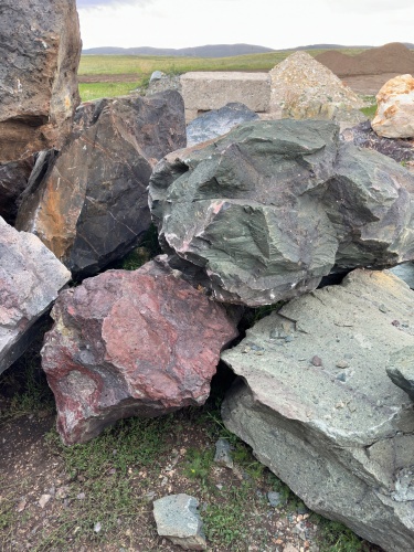 Камни для ландшафтного дизайна зелёные 10-60 килограмм купить в Михайловске