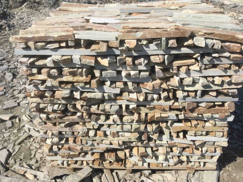 Горбушка златолит золотистый для облицовки купить в Михайловске