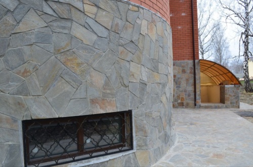 Плитняк златолит Уральский  для фасада купить в Михайловске